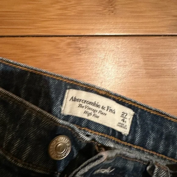 Abercrombie & Fitch the vintage flare high rise size 27 - Picture 4 of 5